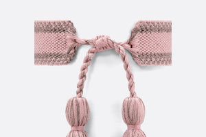 J'Adior Bracelet Set • Pink and Gray Cotton