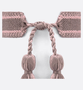 J'Adior Bracelet Set • Pink and Gray Cotton
