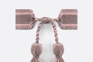 J'Adior Bracelet Set • Pink and Gray Cotton