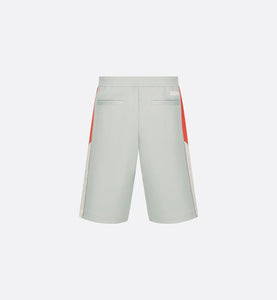 Track Shorts • Gray Cotton-Blend Jersey