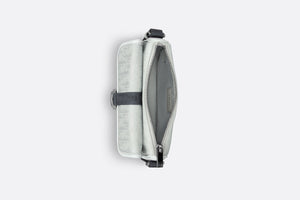 Mini Dior Aqua DIOR AND PARLEY Bag with Strap • Ice Parley Ocean Plastic® Dior Oblique Mirage Nylon