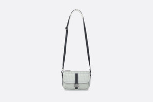 Mini Dior Aqua DIOR AND PARLEY Bag with Strap • Ice Parley Ocean Plastic® Dior Oblique Mirage Nylon