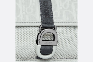 Mini Dior Aqua DIOR AND PARLEY Bag with Strap • Ice Parley Ocean Plastic® Dior Oblique Mirage Nylon