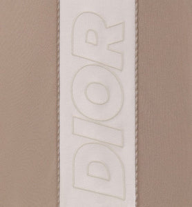 Track Shorts • Beige Cotton-Blend Jersey