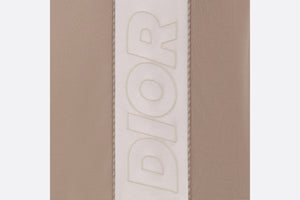 Track Shorts • Beige Cotton-Blend Jersey