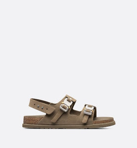 DIOR by BIRKENSTOCK Milano Sandal • Khaki Nubuck Calfskin
