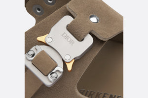 DIOR by BIRKENSTOCK Milano Sandal • Khaki Nubuck Calfskin
