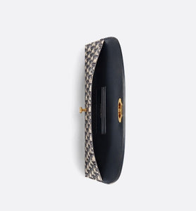 30 Montaigne Avenue Pouch with Flap • Blue Dior Oblique Jacquard