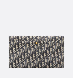 30 Montaigne Avenue Pouch with Flap • Blue Dior Oblique Jacquard