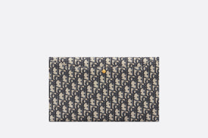 30 Montaigne Avenue Pouch with Flap • Blue Dior Oblique Jacquard