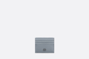 Card Holder • Dior Gray Grained Calfskin with CD Icon Signature