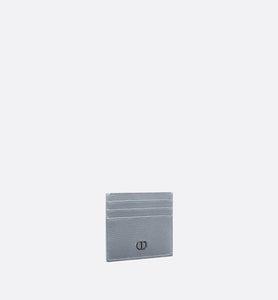 Card Holder • Dior Gray Grained Calfskin with CD Icon Signature