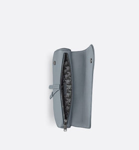 Saddle Bag • Dior Gray Grained Calfskin