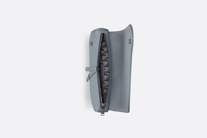 Saddle Bag • Dior Gray Grained Calfskin