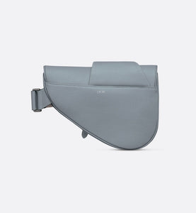 Saddle Bag • Dior Gray Grained Calfskin