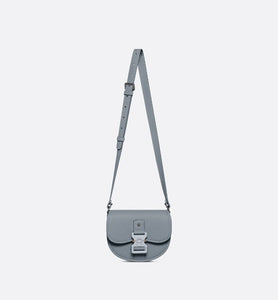 Mini Gallop Bag with Strap • Dior Gray Grained Calfskin