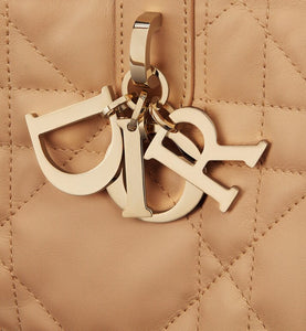 Large Dior Toujours Bag • Medium Tan Macrocannage Calfskin