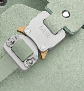 DIOR by BIRKENSTOCK Tokio Mule • Pastel Green Nubuck Calfskin