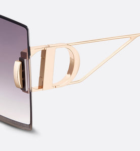 30Montaigne S7U • Purple-to-Pink Gradient Square Sunglasses