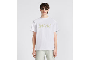 Relaxed-Fit T-Shirt • White Cotton Jersey