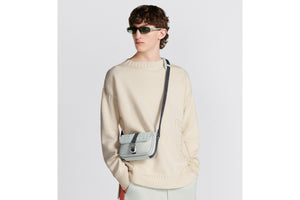 Mini Dior Aqua DIOR AND PARLEY Bag with Strap • Ice Parley Ocean Plastic® Dior Oblique Mirage Nylon