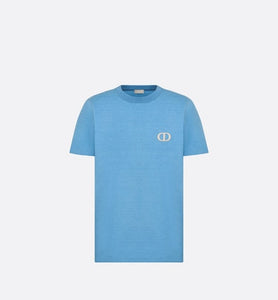 CD Icon T-Shirt • Blue Organic Cotton Jersey