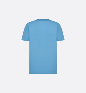 CD Icon T-Shirt • Blue Organic Cotton Jersey