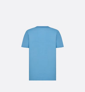 CD Icon T-Shirt • Blue Organic Cotton Jersey