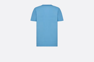 CD Icon T-Shirt • Blue Organic Cotton Jersey