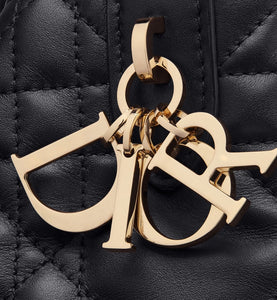 Small Dior Toujours Bag • Black Macrocannage Calfskin