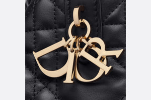 Small Dior Toujours Bag • Black Macrocannage Calfskin