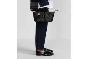 Small Dior Toujours Bag • Medium Tan Macrocannage Calfskin