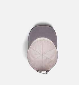 Christian Dior Couture Baseball Cap • Anthracite Gray Cotton Canvas