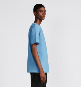 CD Icon T-Shirt • Blue Organic Cotton Jersey