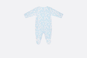 Newborn Gift Set • Light Blue Cotton Jersey with Ivory Revisited CD Motif