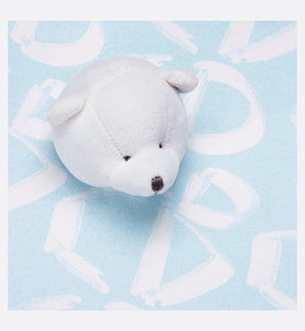 Newborn Gift Set • Light Blue Cotton Jersey with Ivory Revisited CD Motif