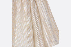 Baby Flared Dress • Pale Gold-Tone Knit