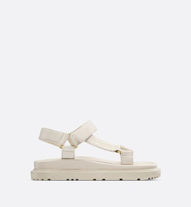 D-Wave Sandal • White Lambskin