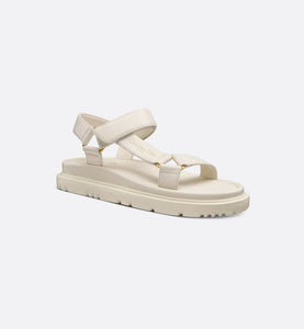 D-Wave Sandal • White Lambskin