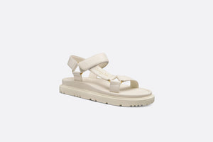 D-Wave Sandal • White Lambskin