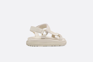 D-Wave Sandal • White Lambskin