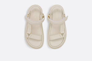 D-Wave Sandal • White Lambskin