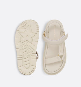 D-Wave Sandal • White Lambskin