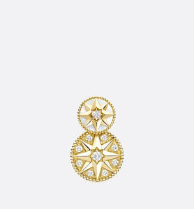 Rose Des Vents Earring • Yellow Gold, Diamonds and Mother-of-Pearl