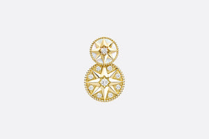 Rose Des Vents Earring • Yellow Gold, Diamonds and Mother-of-Pearl