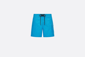 Dior Oblique Swim Shorts • Blue Technical Fabric
