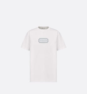 Relaxed-Fit T-Shirt • White Cotton Jersey
