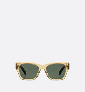 CD Diamond S2I • Translucent Yellow Rectangular Sunglasses