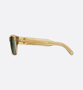 CD Diamond S2I • Translucent Yellow Rectangular Sunglasses