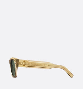 CD Diamond S2I • Translucent Yellow Rectangular Sunglasses